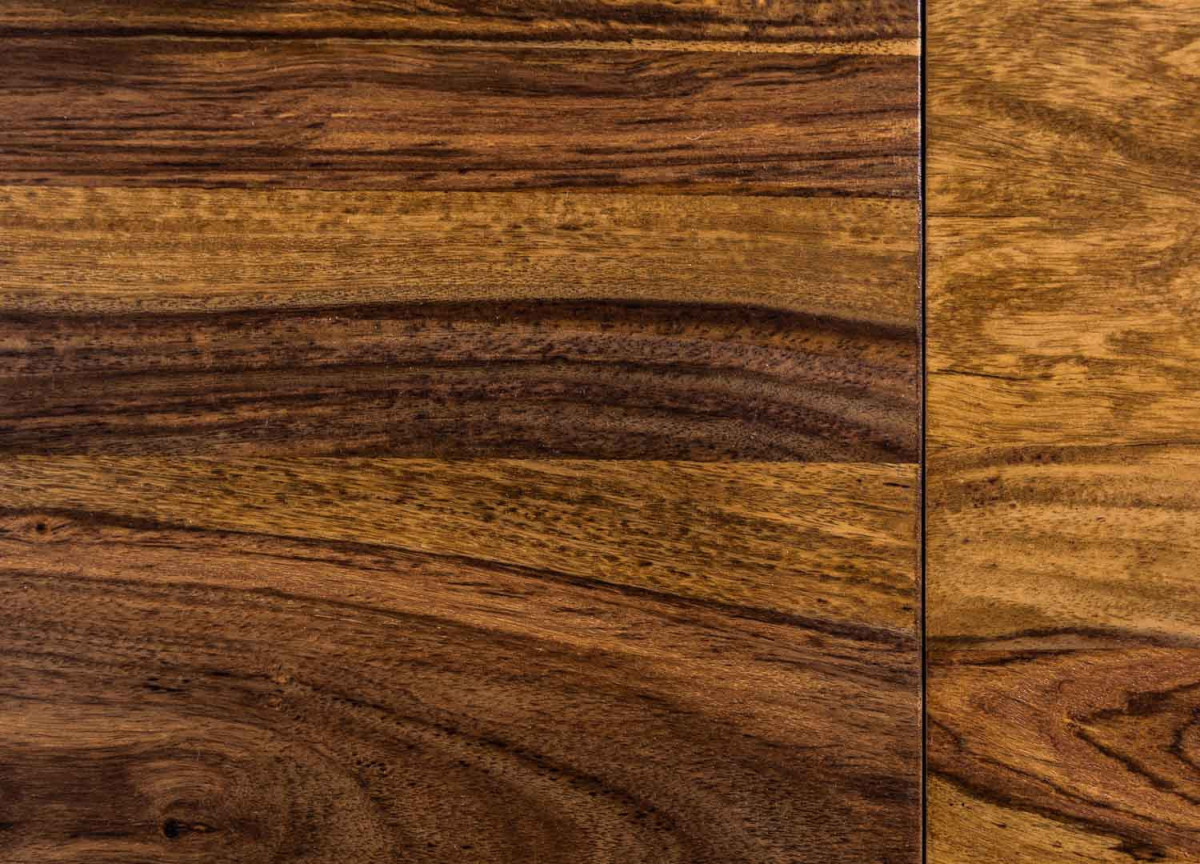 Table de repas en bois massif avec 2 allonges 160-240 cm