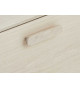 Table basse 120 cm Chêne blanchi style Scandinave