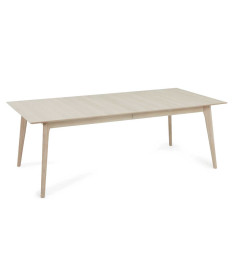 Table à manger 170 - 270 cm Chêne blanchi