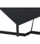 Table basse 70 x 70 cm Chêne noir