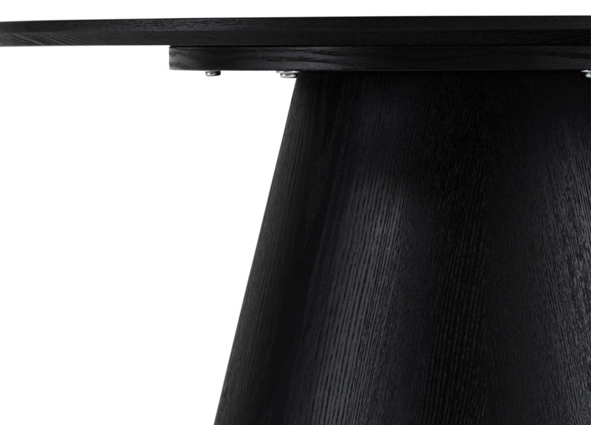Table Basse Design 80 cm Chêne Noir