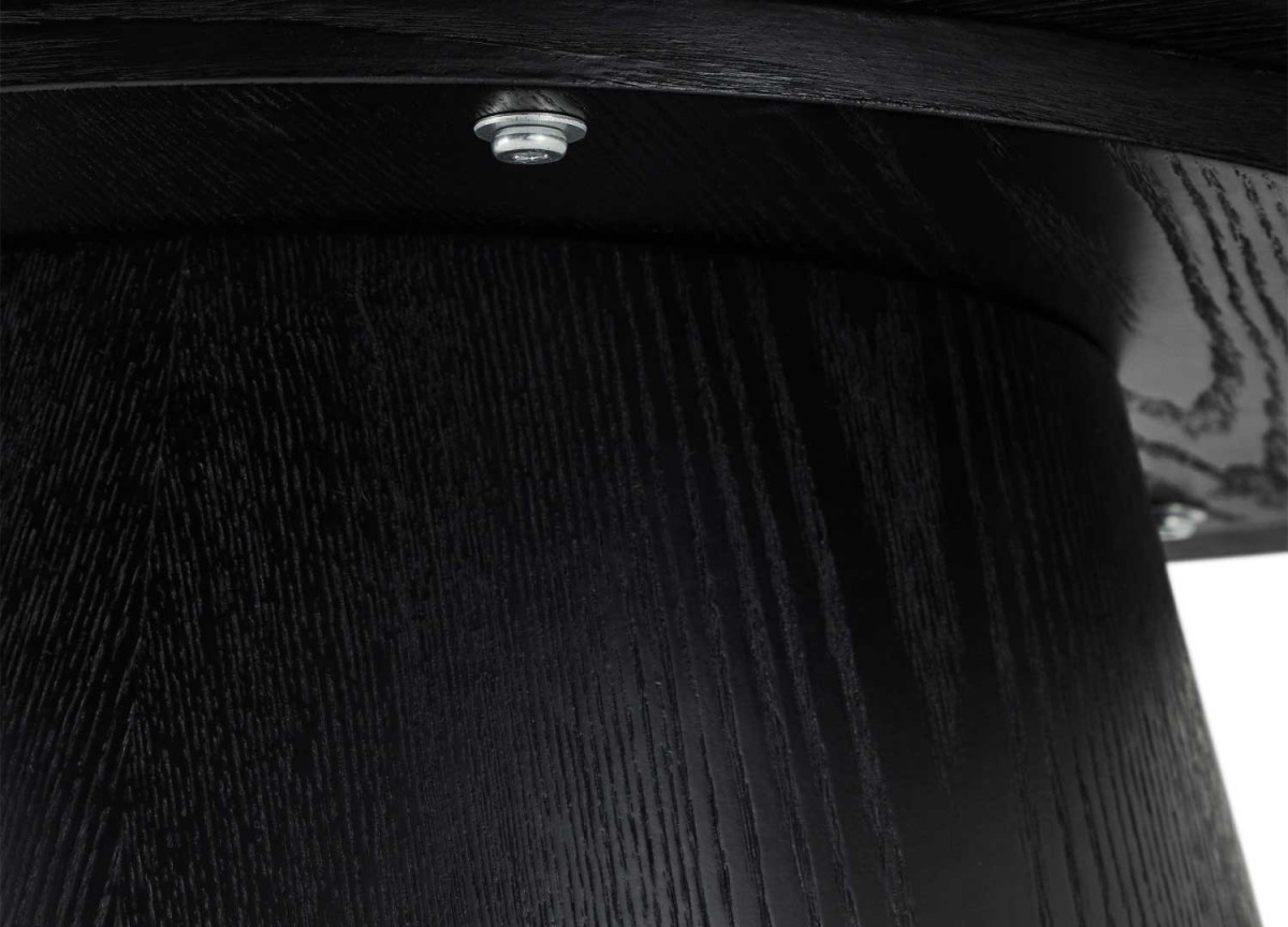 Table Basse Design 80 cm Chêne Noir