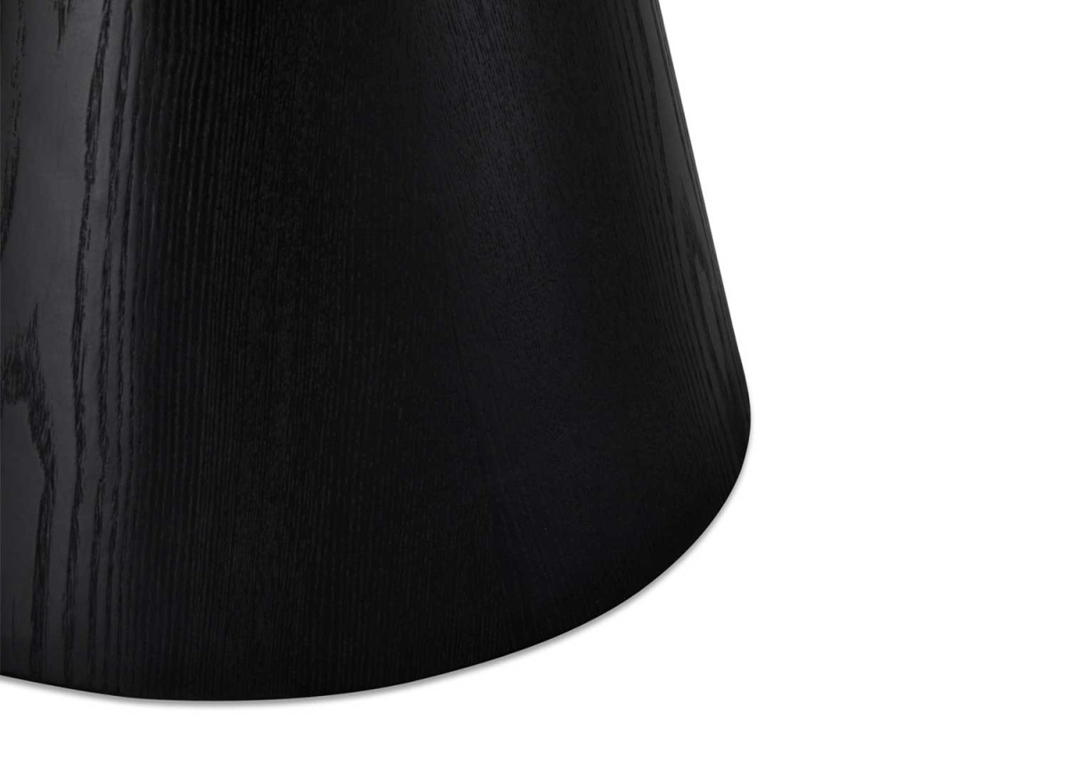 Table Basse Design 80 cm Chêne Noir