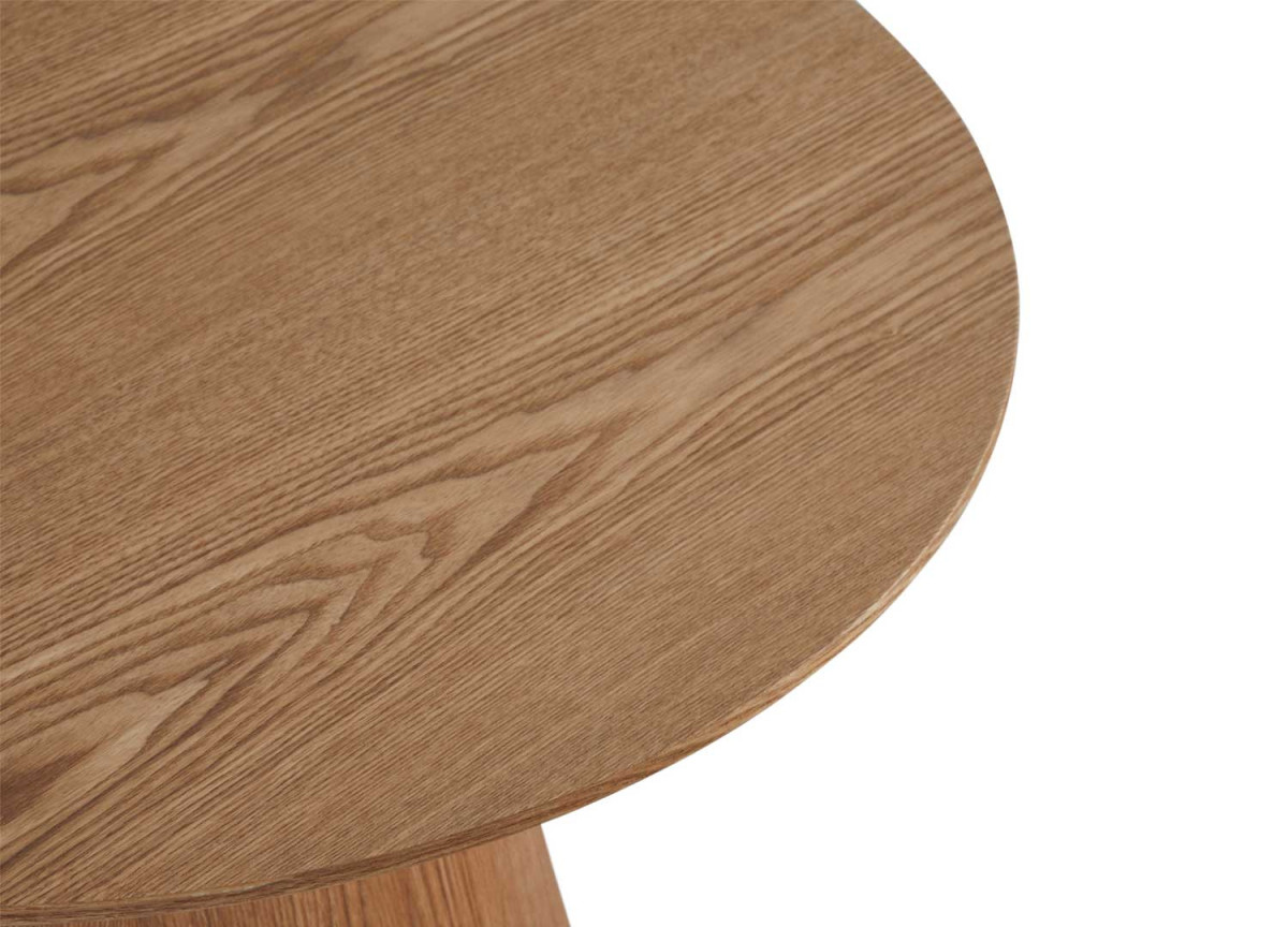 Table Basse Ronde Design 80 cm Chêne