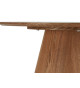 Table basse design 80 cm Chêne