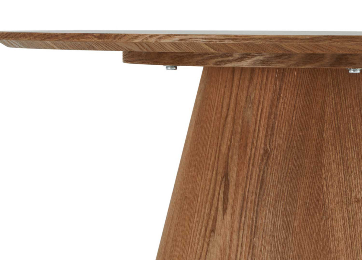 Table Basse Ronde Design 80 cm Chêne