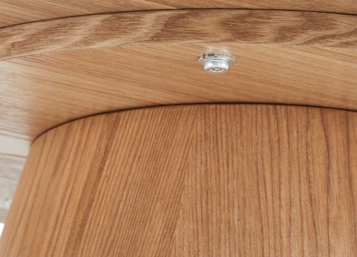 Table Basse Ronde Design 80 cm Chêne