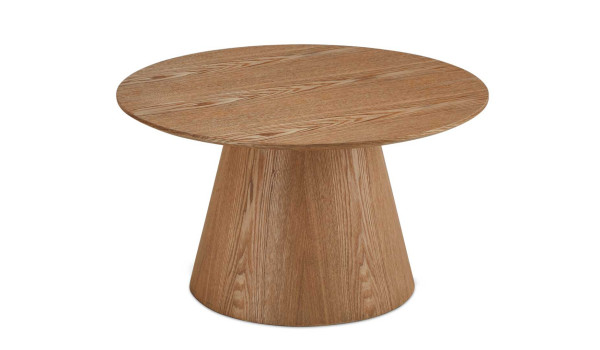 Table basse design 80 cm Chêne
