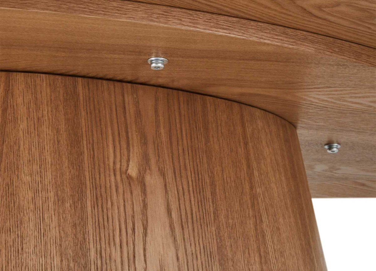 Table salle à manger ovale 160 cm Chêne