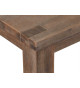 Table basse 140 cm Acacia brun brossé