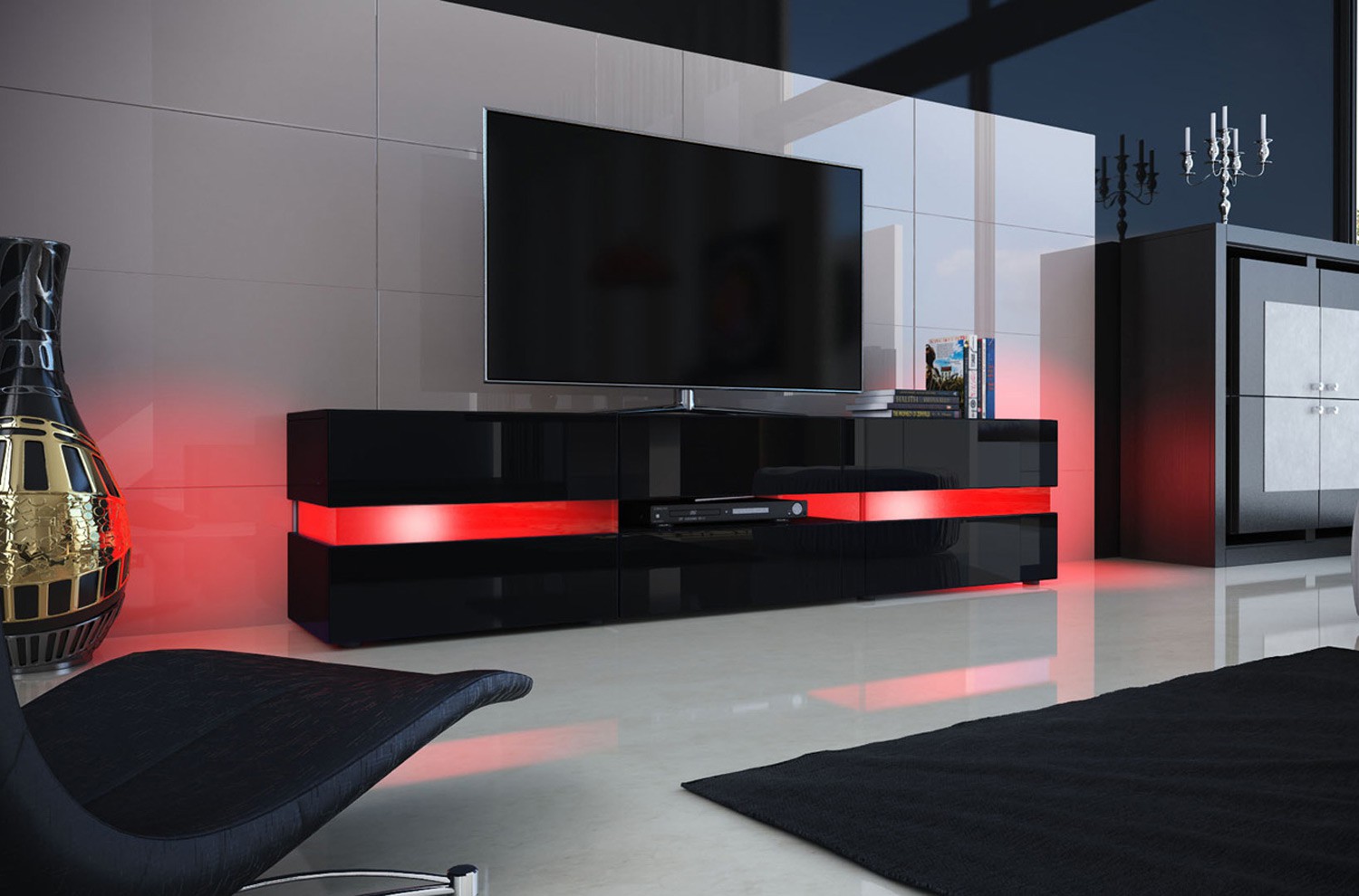 Хай тек стиль в интерьере. Телевизор hi tech. Комната с подсветкой. Современные стенки в гостиную. Стенка под телевизор с подсветкой.