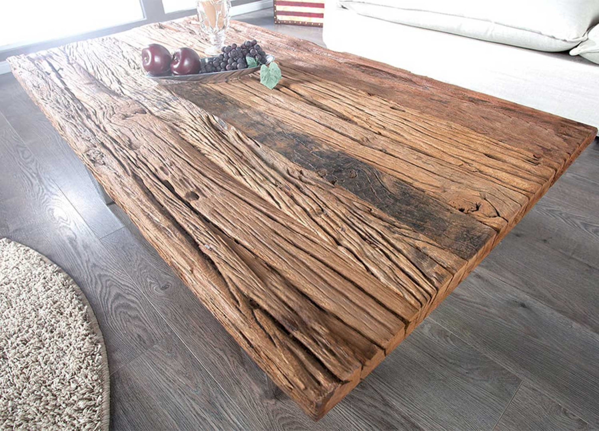 Table basse en bois de teck vintage