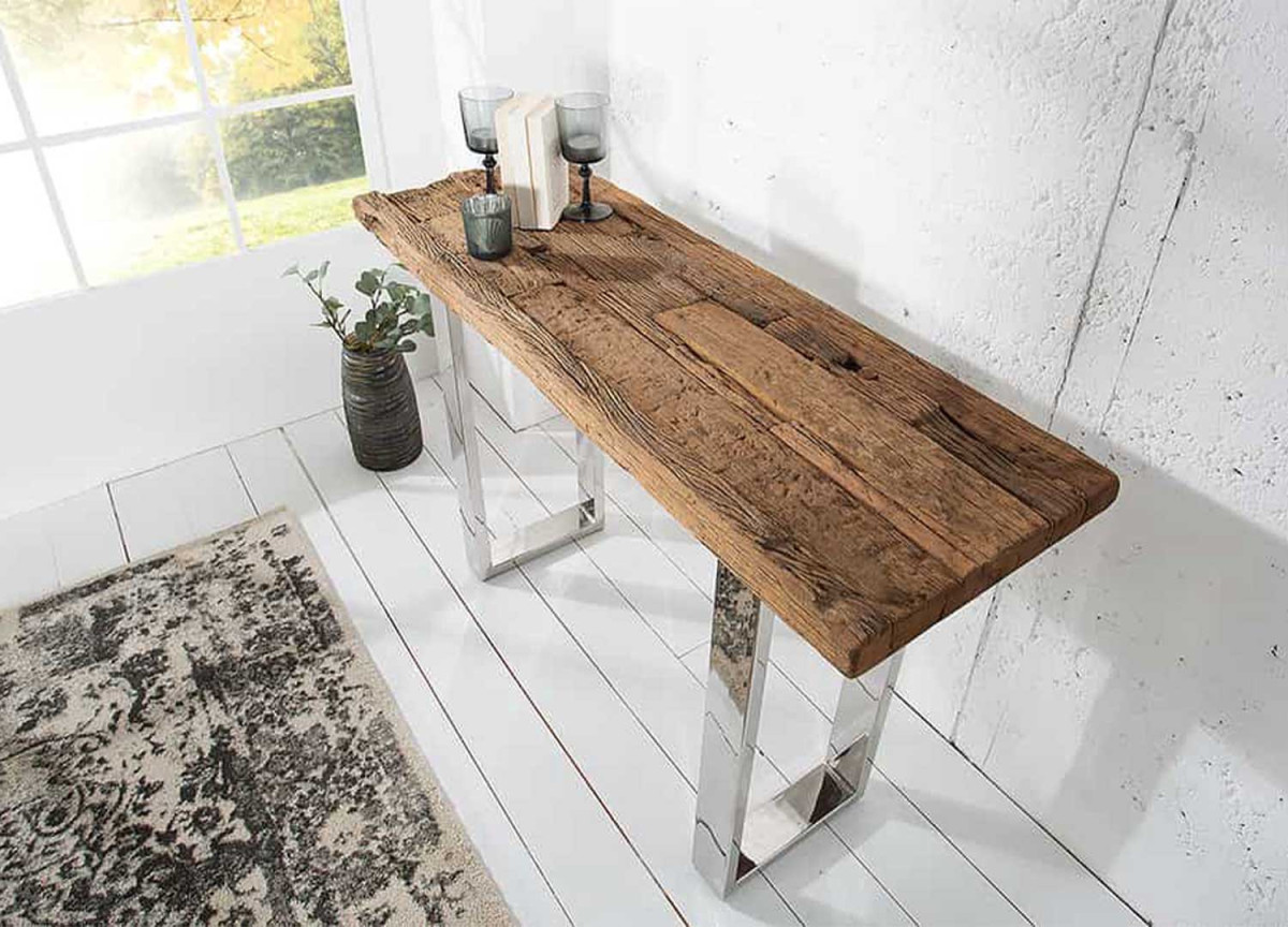 Console en bois de teck design