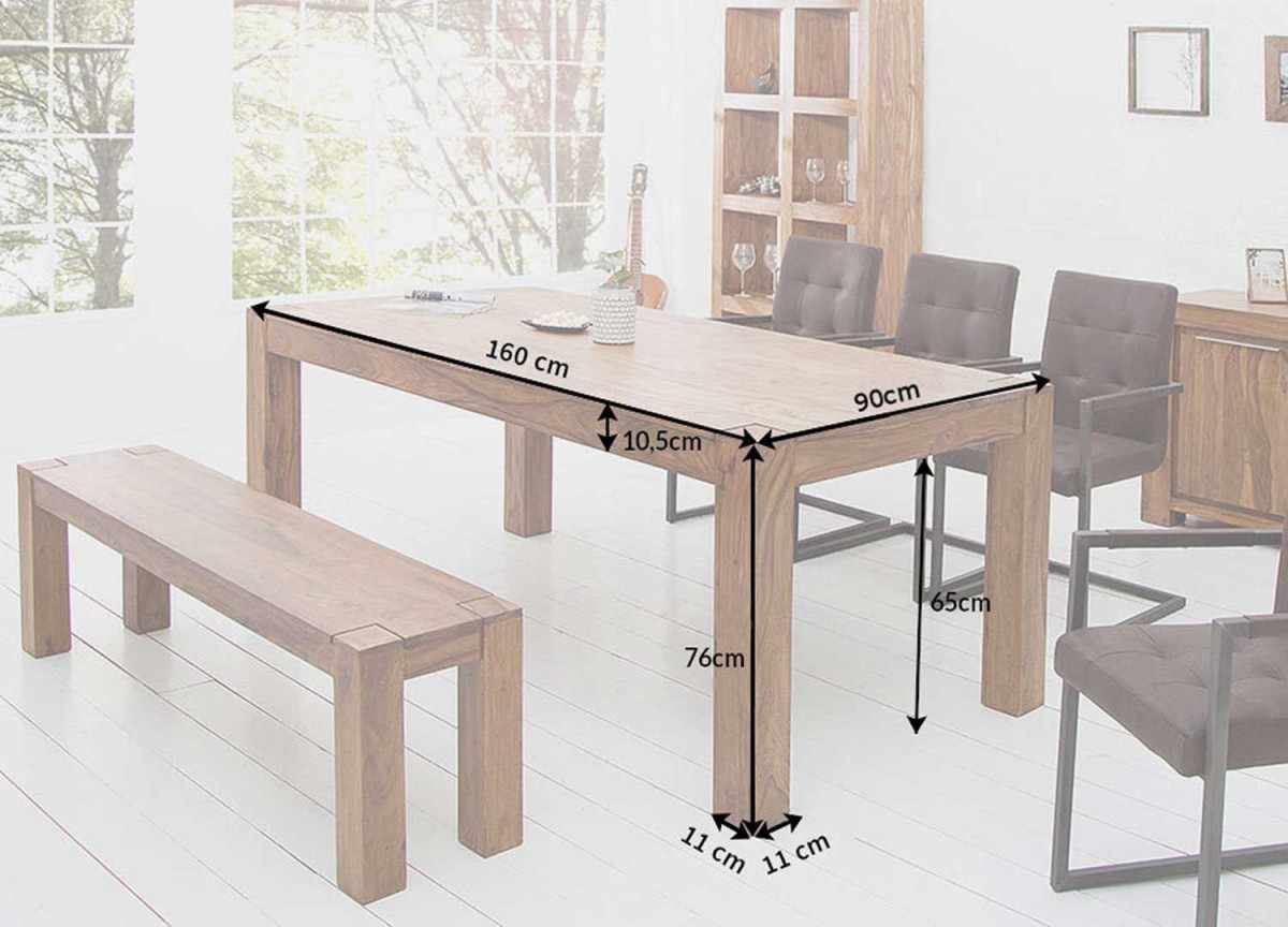 Table à Manger en Bois Exotique