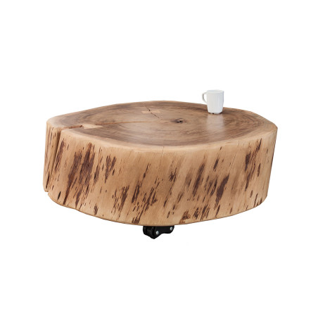 TABLE BASSE TRONC