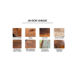Table Basse Tronc d'Arbre / Bois massif Acacia
