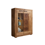 Vitrine contemporaine en bois de chêne