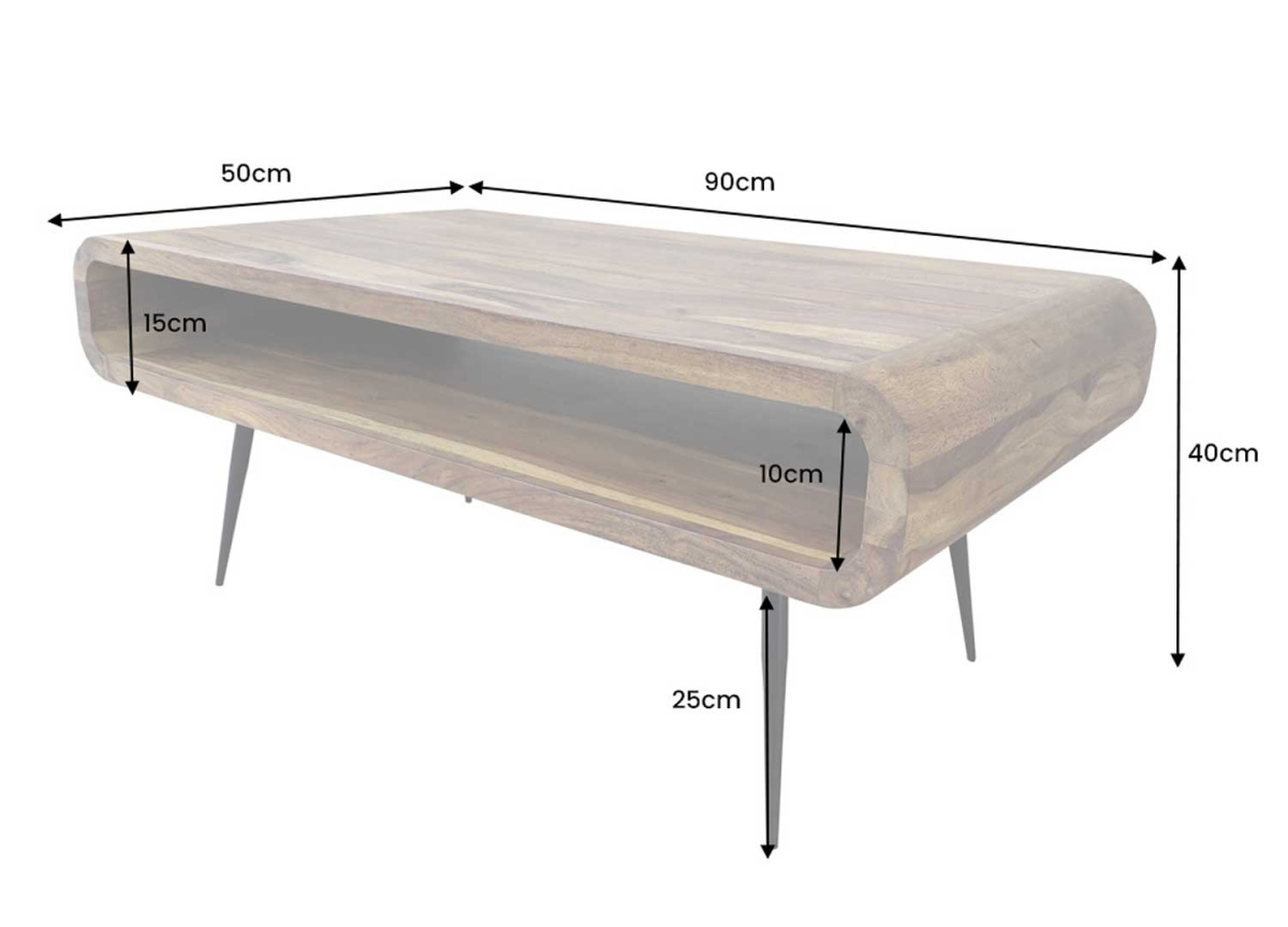 Table Basse en Bois Vintage