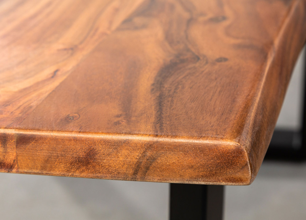 Table Basse 120 cm Acacia et Métal