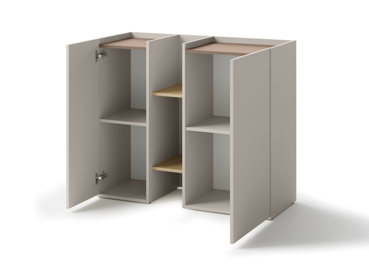 Meuble Commode avec Étagères Ouvertes