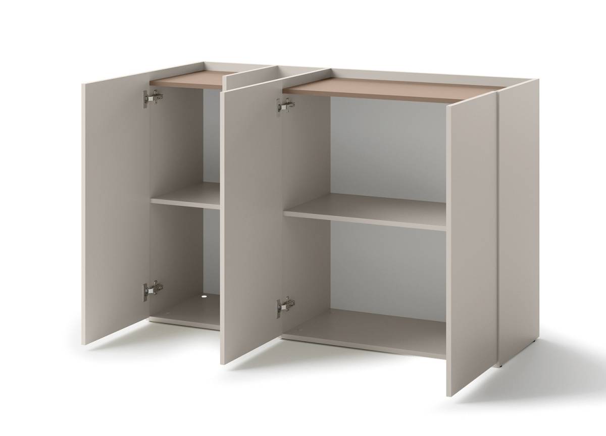 Commode Avec 2 Portes Et 3 Tiroirs, Casier,Armoire Chambre Vintage