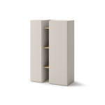 Commode 2 Portes Cachemire et Chêne
