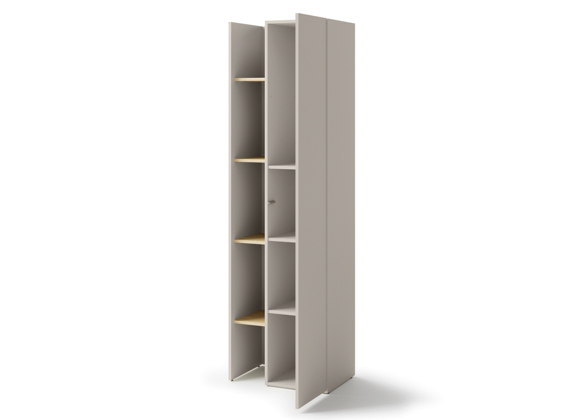 Meuble Bibliothèque Bois et Cachemire