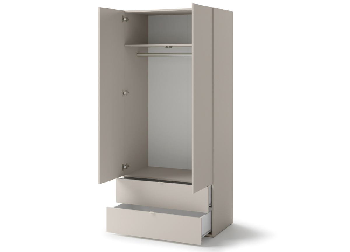 Armoire 90 cm Couleur Cachemire Chambre Ado