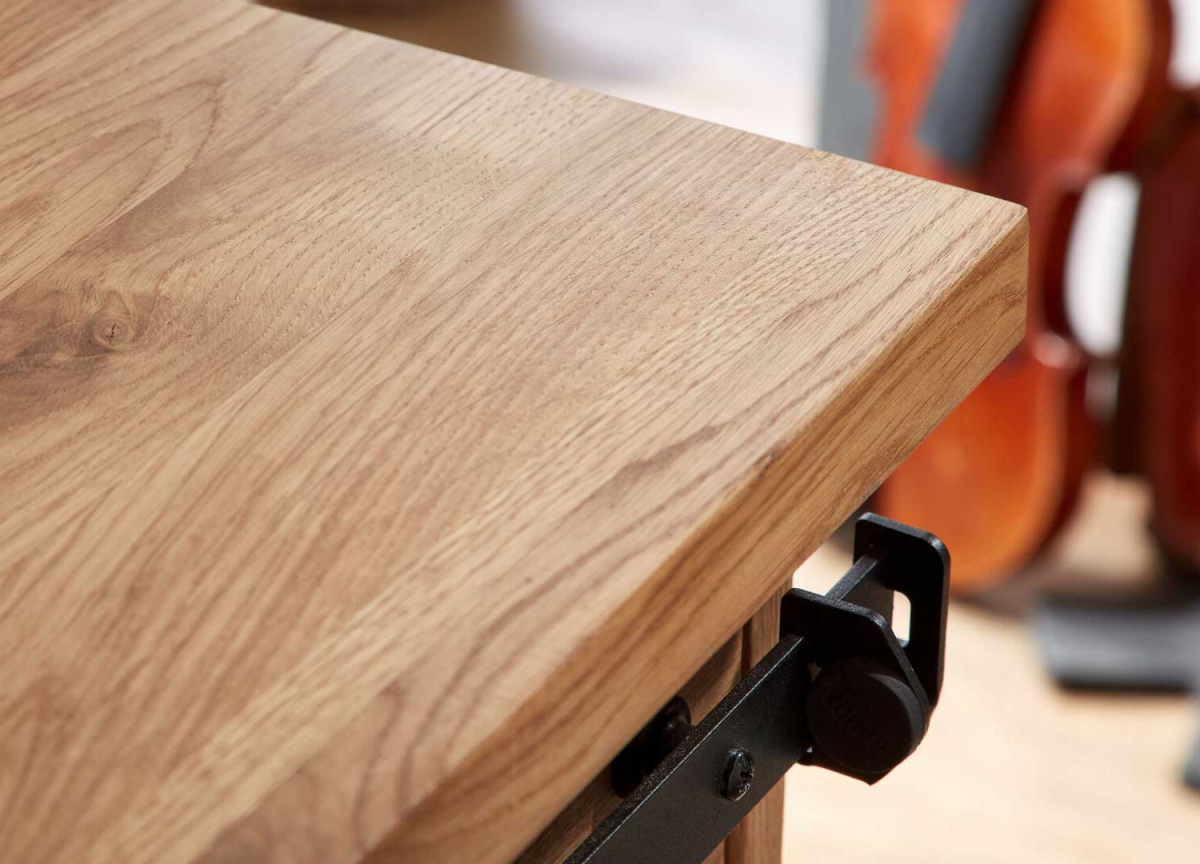 Buffet Portes Coulissantes en Bois Massif et Métal