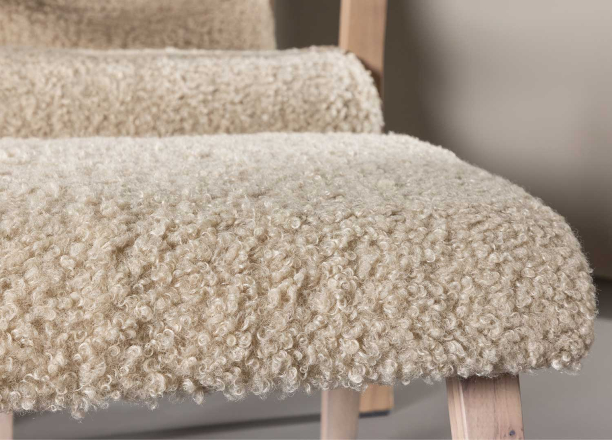 Fauteuil Détente Beige avec Repose-Pieds