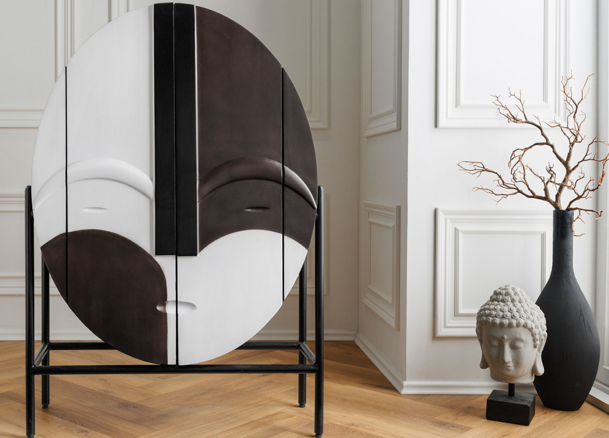 Buffet haut ethnique multicolore