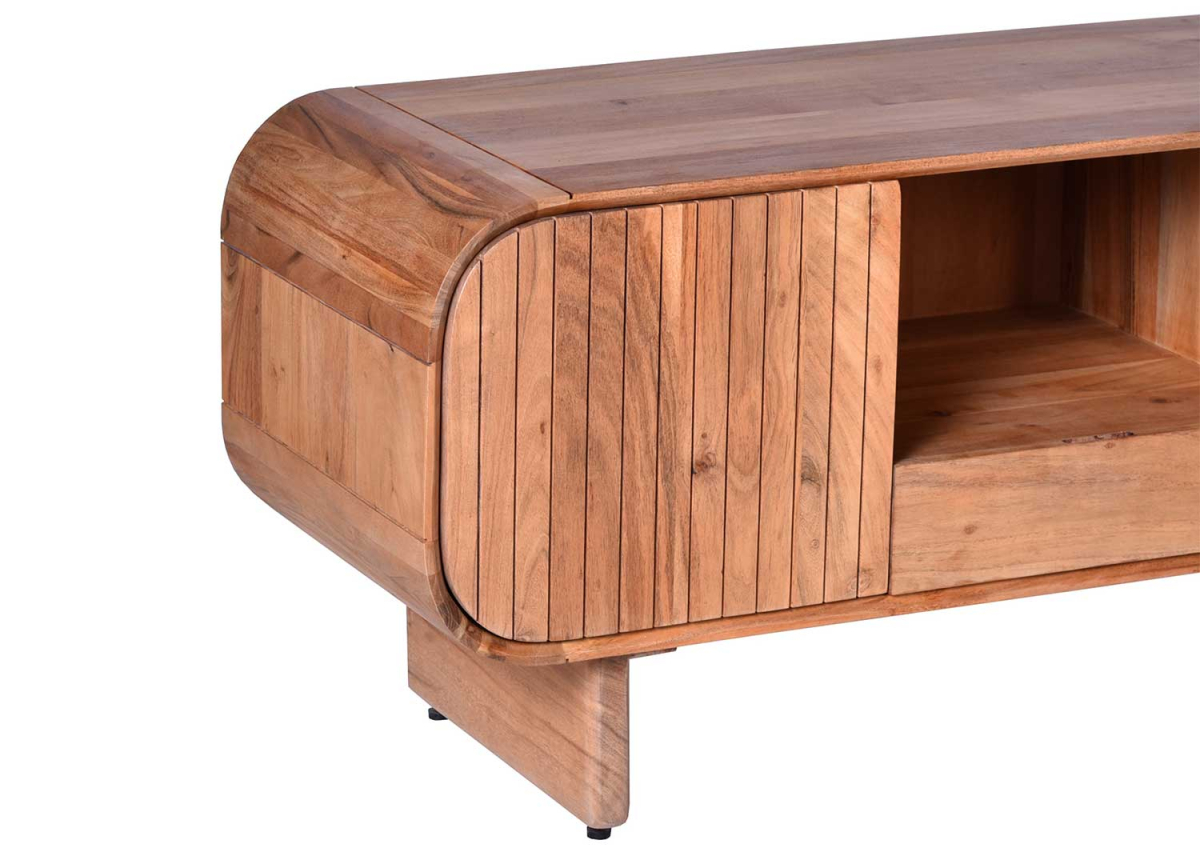 Banc TV Bohème en Bois Massif 150 cm
