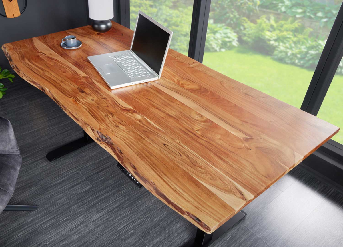 Bureau Assis Debout en Bois Massif