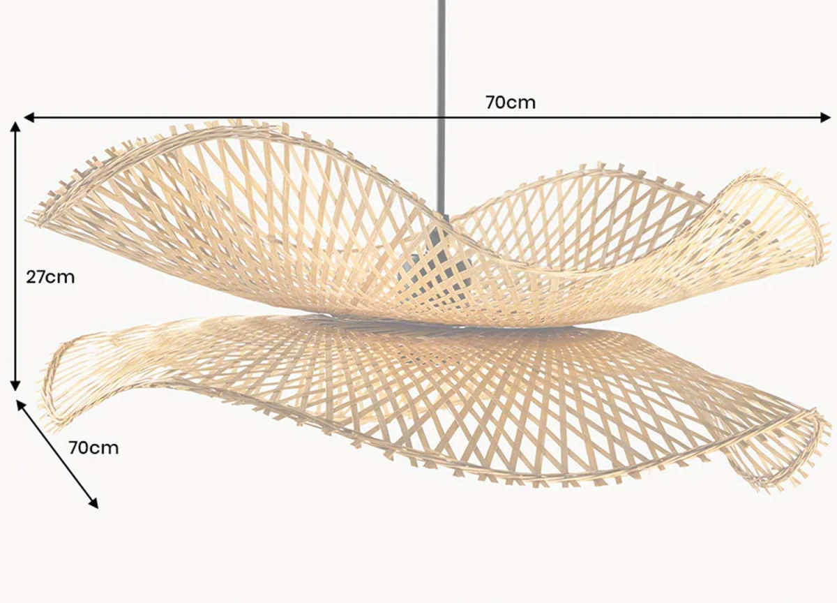 Suspension en bambou 70 cm Clarence