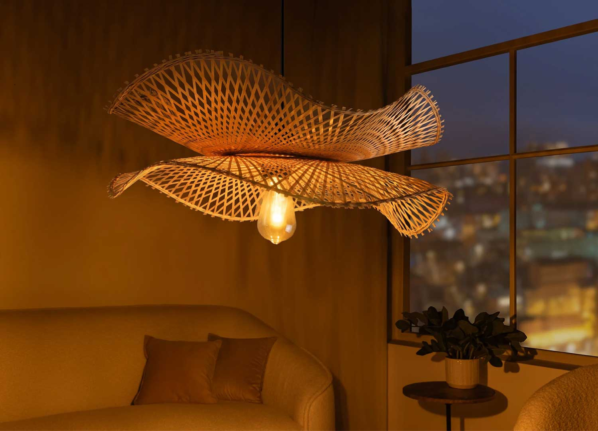 Suspension en bambou 70 cm Clarence