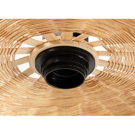 Lampe Pendante Bambou Tressé 50 cm