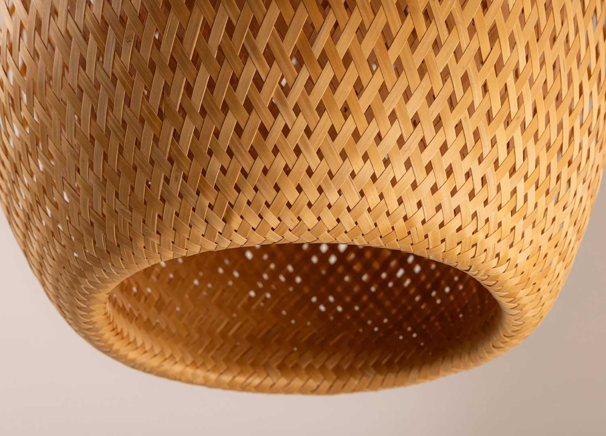 Lampe Pendante en Bambou Bohème