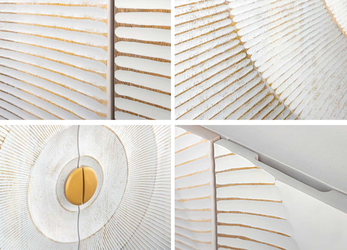 Détail et qualité du meuble buffet sculpté