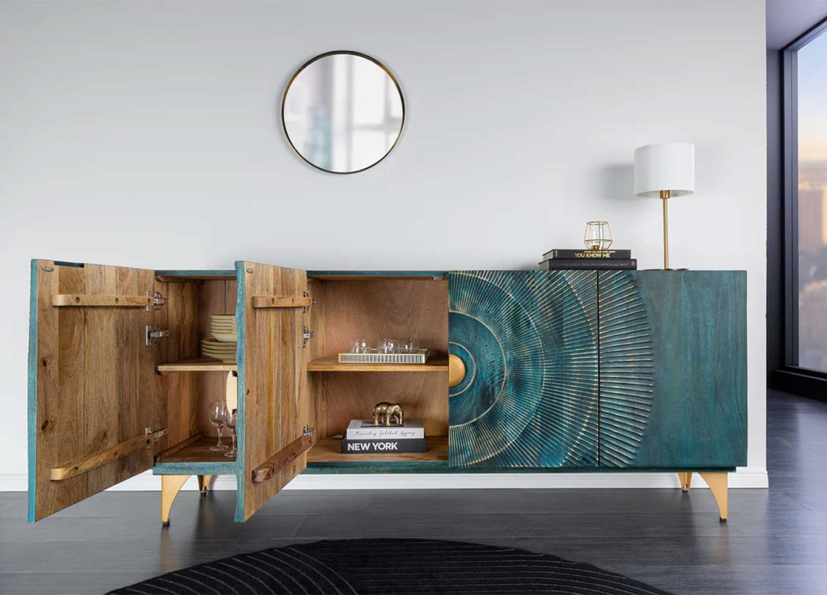 Meuble buffet moderne ouvert