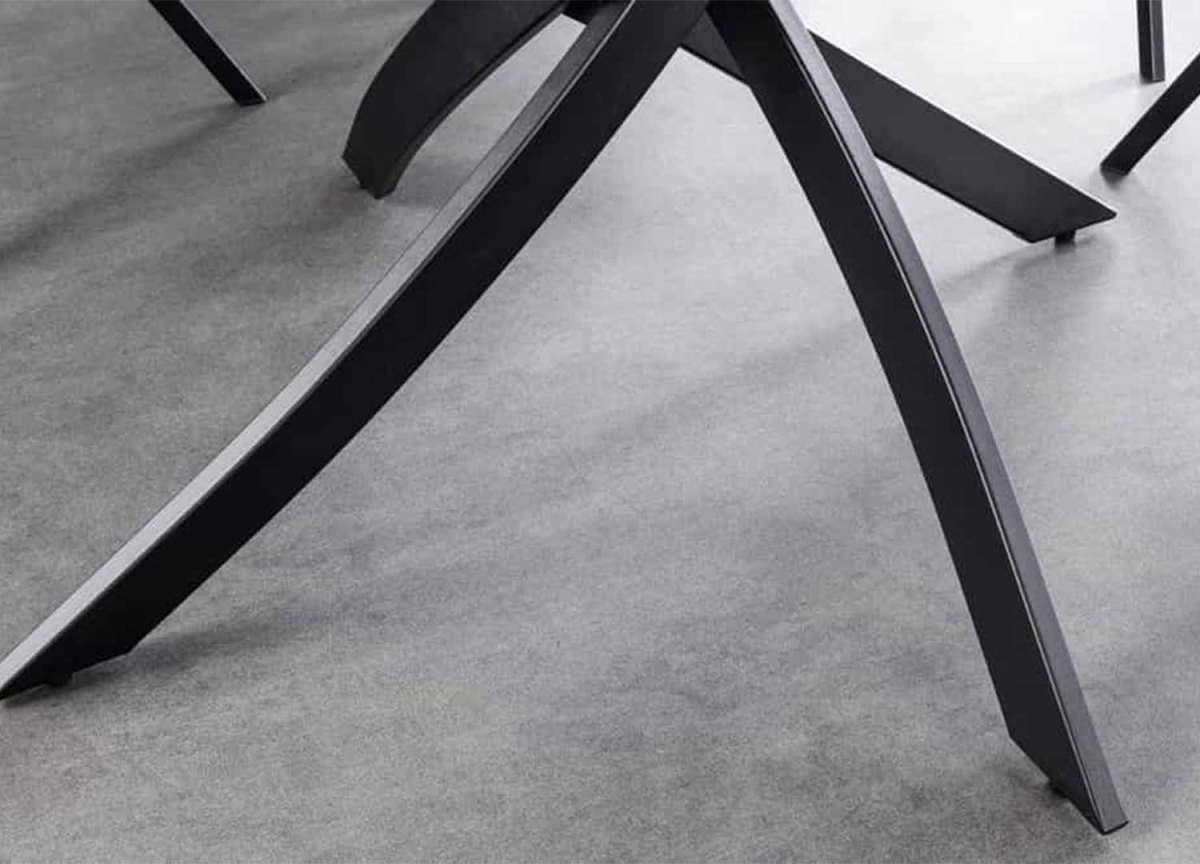 Piétement de la table en céramique ronde