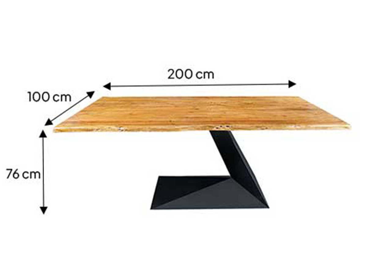 Table de Salle à Manger en Bois Massif