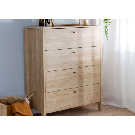 commode chambre 4 tiroirs
