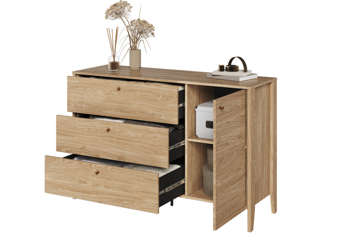 meuble commode de chambre bois clair
