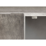 Buffet Haut en Bois d'Acacia Gris 120 cm