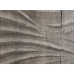 Buffet Haut en Bois d'Acacia Gris 120 cm
