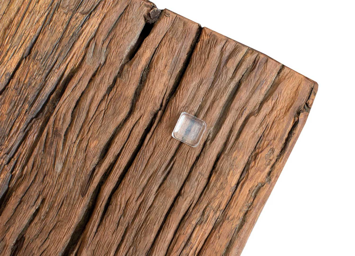 Table de Repas Moderne en Verre et Bois Massif
