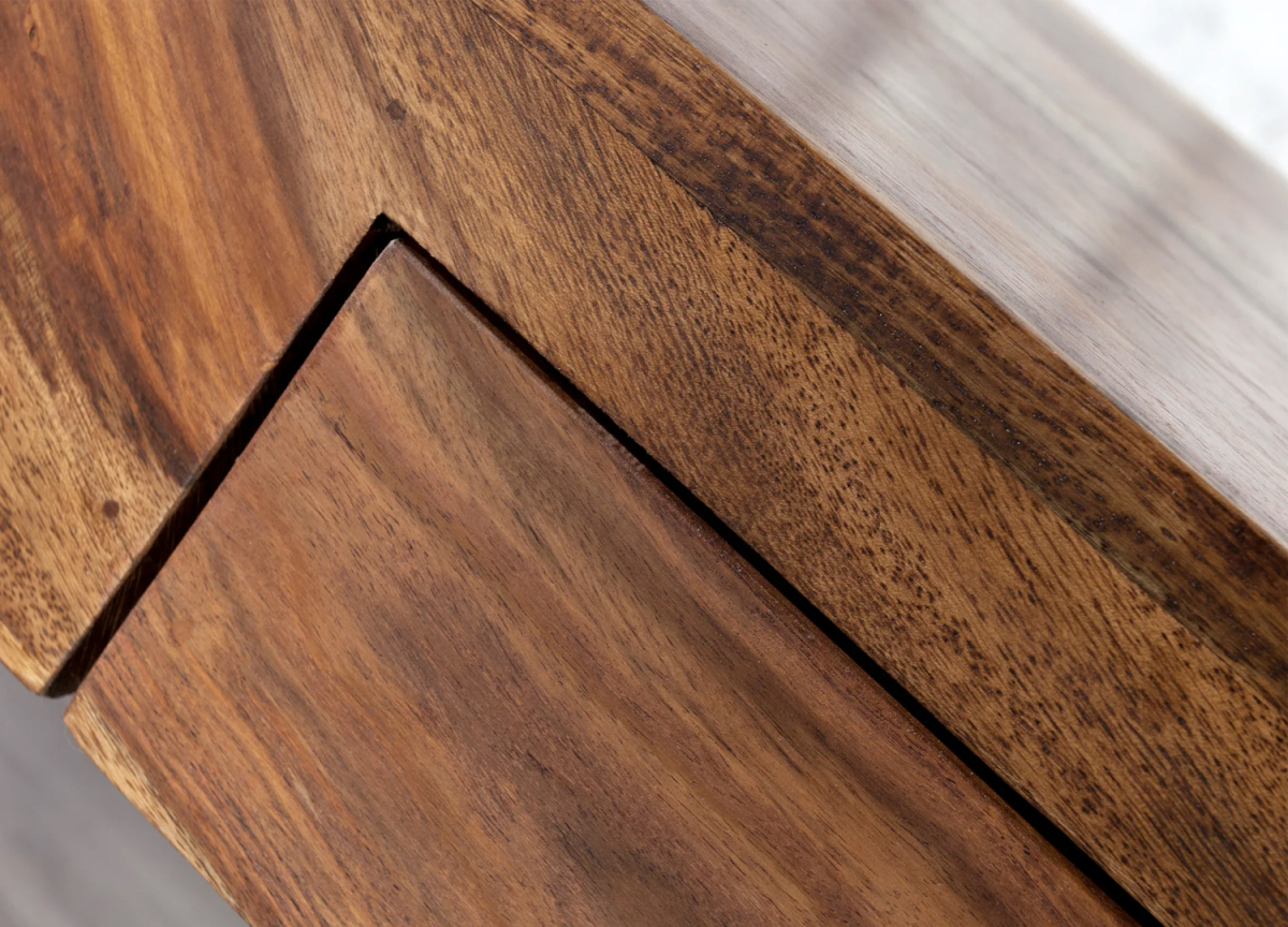 Console d'Entrée en Bois Massif avec 1 Tiroir