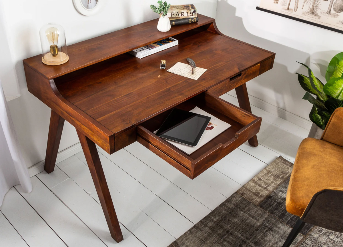 Bureau secrétaire avec tiroirs de rangement