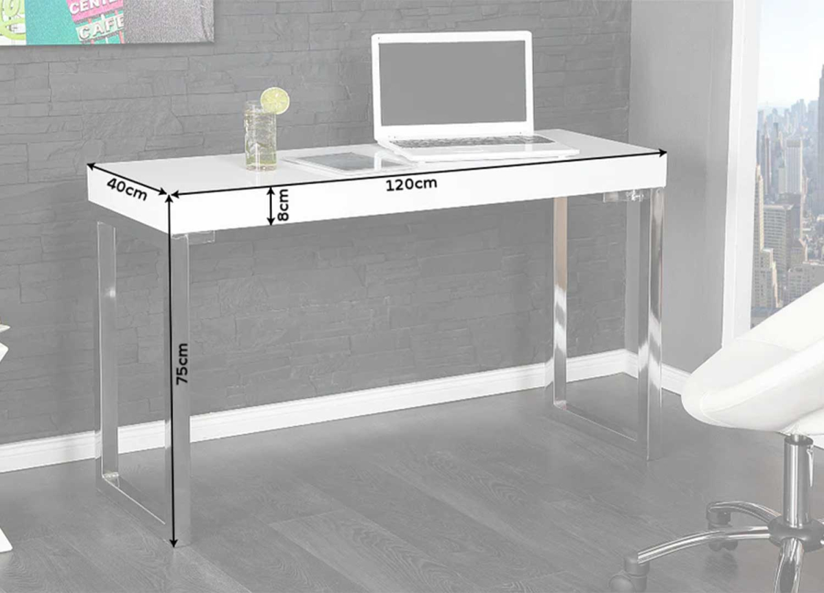 Mesures en détail de la table console