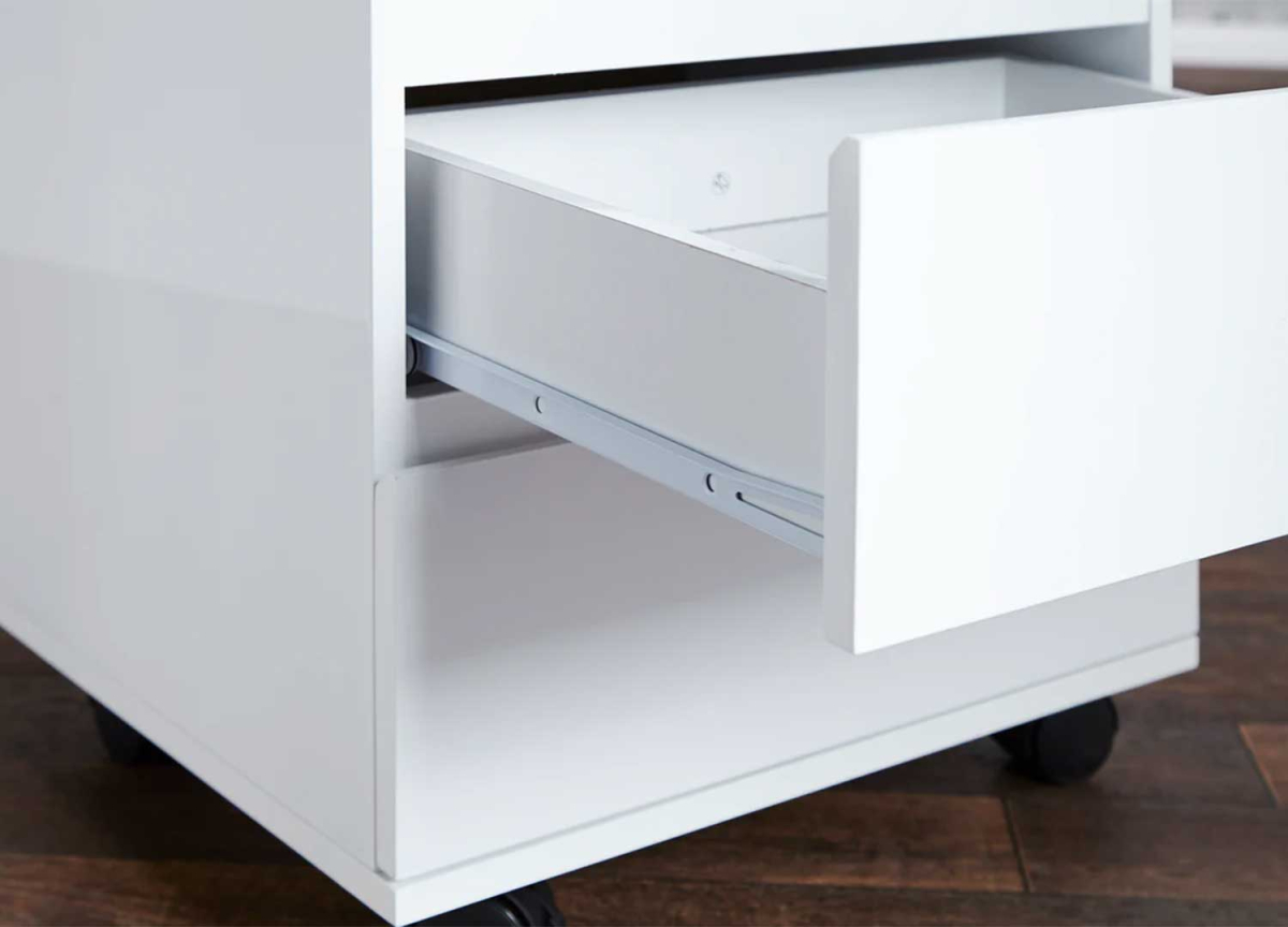 Qualité et détail du caisson de bureau